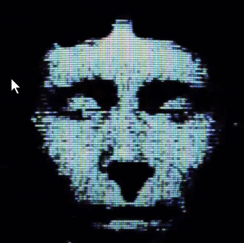 A vague face