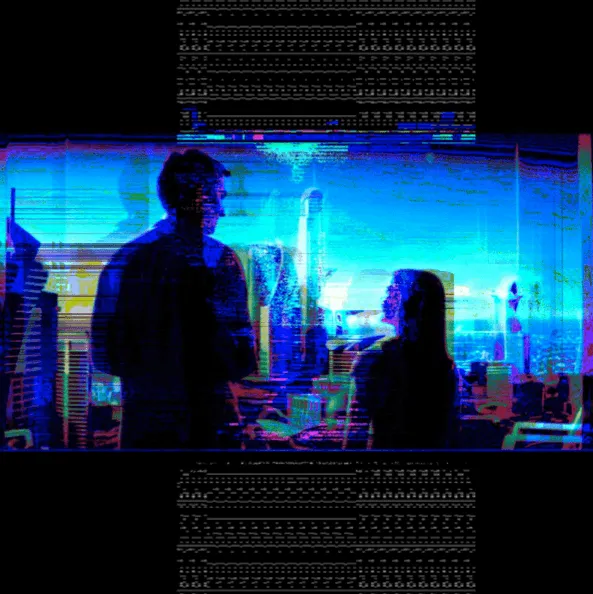 Man and woman standing at a bar
